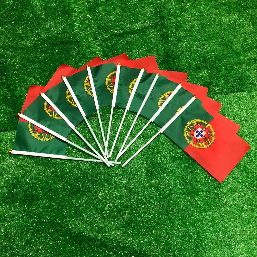 14*21 Spain hand flag Portugal