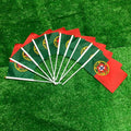 14*21 Spain hand flag Portugal