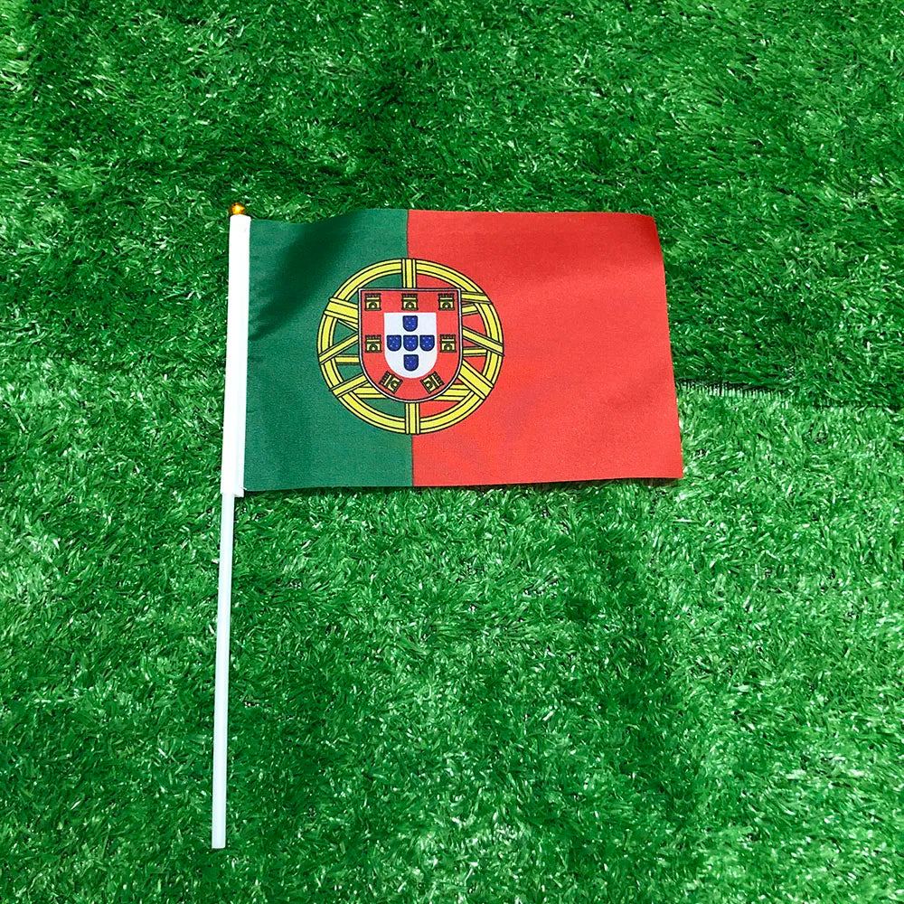 14*21 Spain hand flag Portugal