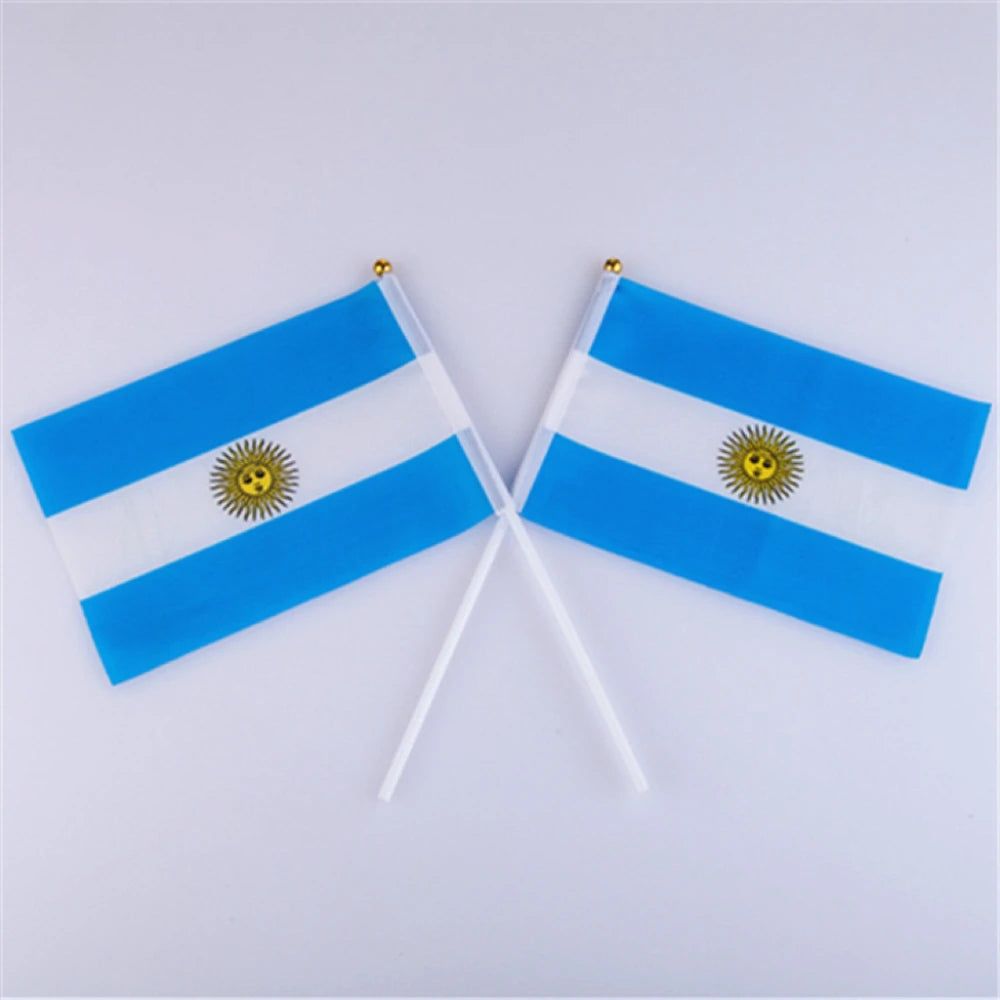 14*21 Spain hand flag Argentina