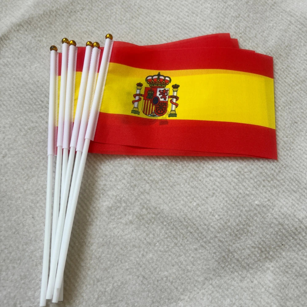 14*21 Spain hand flag Spanish
