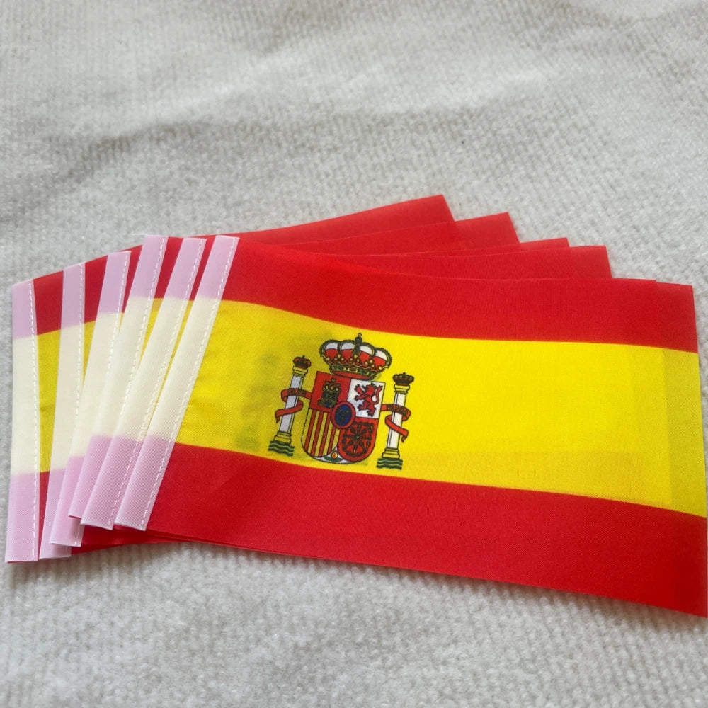 14*21 Spain hand flag Spanish