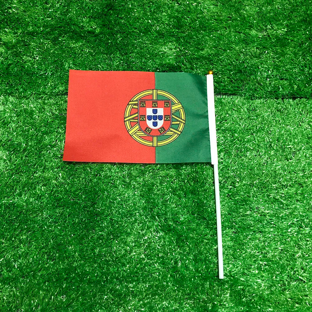 14*21 Spain hand flag Portugal
